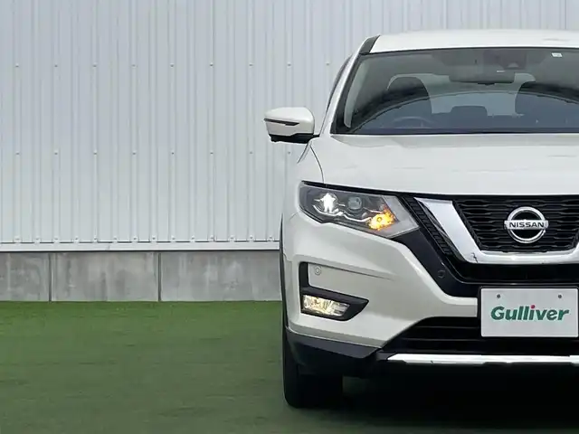 日産 エクストレイル ハイブリッド 20X 香川県 2018(平30)年 3.7万km ブリリアントホワイトパール エマージェンシーブレーキ/純正SDナビ/　　CD/DVD/BT/フルセグ/MSV/アラウンドビューモニター/パワーバックドア/LEDオートライト/オートハイビーム/撥水シート/全席シートヒーター/純正17インチAW/コーナーセンサー/デジタルインナーミラー/レーンアシスト/ステアリングスイッチ/横滑り防止装置/スマートキー/ビルトインETC