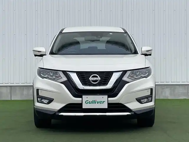 日産 エクストレイル ハイブリッド 20X 香川県 2018(平30)年 3.7万km ブリリアントホワイトパール エマージェンシーブレーキ/純正SDナビ/　　CD/DVD/BT/フルセグ/MSV/アラウンドビューモニター/パワーバックドア/LEDオートライト/オートハイビーム/撥水シート/全席シートヒーター/純正17インチAW/コーナーセンサー/デジタルインナーミラー/レーンアシスト/ステアリングスイッチ/横滑り防止装置/スマートキー/ビルトインETC