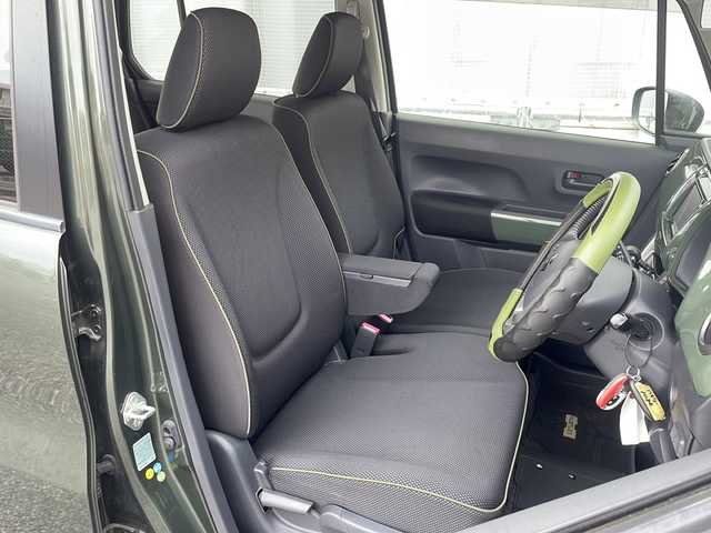 スズキ ハスラー Jスタイル 沖縄県 2015(平27)年 8.4万km クールカーキパールメタリック/ホワイト2トーンルーフ 県外仕入/禁煙車/社外ナビ/CD/SD/BT/ワンセグ/レーダーブレーキサポート/ビルトインETC/横滑り防止装置/アイドリングストップ/シートヒーター/HIDヘッドライト/オートライト/純正フロアマット/プッシュスタート/スマートキー/スペアキー/取扱説明書/保証書/記録簿
