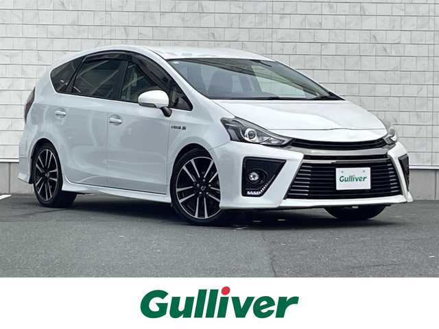 トヨタ プリウス α S ツーリングセレクション G’s 愛知県 2015(平27)年 8.4万km ホワイトパールクリスタルシャイン ・ワンオーナー/・コムテックレーダー探知機（ZERO 3V）/・純正SDメモリーナビ/・バックカメラ/・フルセグTV/・CD/DVD再生/・ミュージックサーバー（SD録音）/・Bluetooth接続/・ハーフレザーシート/・純正フロアマット/・純正18インチアルミホイール/・LEDヘッドライト/・ドライブレコーダー（前）/・スマートキー/・プッシュスタート