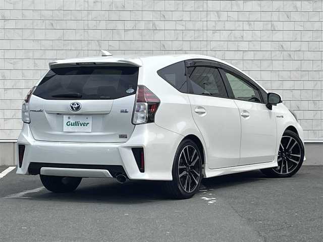 トヨタ プリウス α S ツーリングセレクション G’s 愛知県 2015(平27)年 8.4万km ホワイトパールクリスタルシャイン ・ワンオーナー/・コムテックレーダー探知機（ZERO 3V）/・純正SDメモリーナビ/・バックカメラ/・フルセグTV/・CD/DVD再生/・ミュージックサーバー（SD録音）/・Bluetooth接続/・ハーフレザーシート/・純正フロアマット/・純正18インチアルミホイール/・LEDヘッドライト/・ドライブレコーダー（前）/・スマートキー/・プッシュスタート