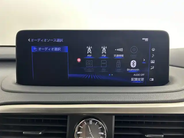 レクサス ＲＸ 450h Fスポーツ 道央・札幌 2022(令4)年 2.8万km グラファイトブラックガラスフレーク ・４WD/・パノラマガラスサンルーフ/・純正メモリナビ/・CD/DVD/SD/BT/AUX/USB/・AppleCarPlay/AndroidAuto/フルセグTV/・パノラミックビューモニター/・ビルトインETC2.0/・ドライブレコーダー前後/・レクサスセーフティシステム/・プリクラッシュセーフティ/・レーンキープアシスト/・アダプティブクルーズコントロール/・クリアランスソナー/・横滑り防止装置/・ブラインドスポットモニター/・ヘッドアップディスプレイ/・パワーバックドア/・アイドリングストップ/・オートマチックハイビーム/・LEDヘッドライト/・オートライト/・白黒コンビレザーシート（Fスポ専用）/・D席シートメモリ/・D+N席シートヒーター/・D+N席シートエアコン/・D+N席パワーシート/・ステアリングスイッチ/・ステアリングヒーター/・純正20インチAW/・純正フロアマット/・プッシュスタート/・スマートキー/・スペアキー×２（スマートキー・カードキー）/・保証書/・取扱説明書