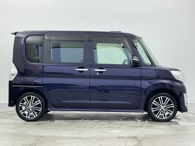 ダイハツ タント カスタム RS スマートセレ SA 新潟県 2014(平26)年 6万km ナイトシャドーパープルクリスタルM 純正ディーラーOPナビ（型式：NSZN-W64D）/・CD/DVD/Bluetooth/フルセグ/USB/バックモニター/衝突被害軽減システム/両側パワースライドドア/ベンチシート/純正フロアマット/純正キセノンヘッドライト/オートライト/純正15インチAW夏タイヤ/ABS/横滑り防止機能