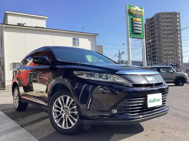 トヨタ ハリアー プログレス 愛知県 2019(平31)年 7.1万km スパークリングブラックパールクリスタルシャイン ワンオーナー　/メーカーナビ　/ＪＢＬ　/全方位カメラ　/レーダークルーズコントロール　/ハーフレザー　/衝突軽減ブレーキ　/ＬＥＤヘッド　/ドライブレコーダー　/パワーバックドア　/スマートキー　/ＡＨＢ　/ＬＤＡ　/ＰＣＳ　/パワーシート