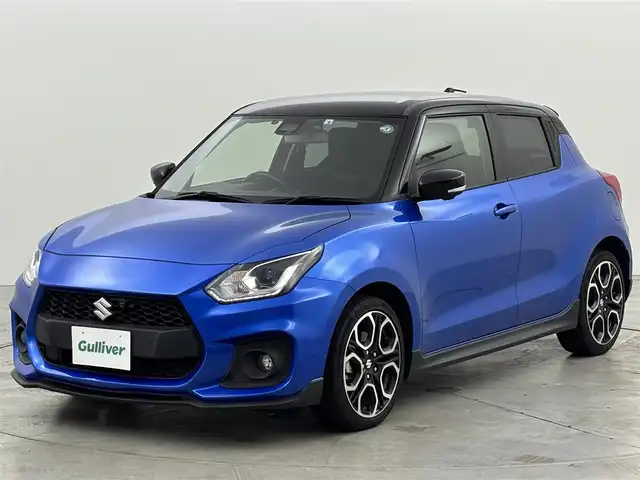 スズキ スイフト スポーツ 福岡県 2022(令4)年 3.3万km スピーディーブルーメタリック/ブラック2トーンルーフ 純正ナビ／フルセグＴＶ　/バックカメラ　/ビルトインＥＴＣ　/前後ドラレコ　/パドルシフト　/アダプティブクルコン　/コーナーセンサー　/衝突軽減ブレーキ　/レーンキープ　/ＢＳＭ　/シートヒーター　/純正１７インチＡＷ