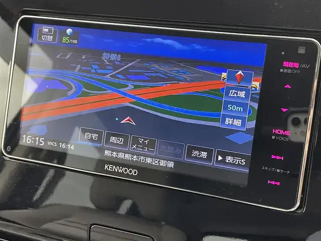 日産 セレナ ハイウェイスター 熊本県 2017(平29)年 5.8万km アズライトブルー 社外ナビ（ＣＤ・ＤＶＤ・フルセグ・ＢＴ）/社外前方ドライブレコーダー　/ビルトインＥＴＣ　/クルーズコントロール　/片側パワースライドドア　/衝突軽減ブレーキ　/横滑り防止　/アイドリングストップ/サーキュレーター/純正フロアマット/純正16インチAW/オートライト/スマートキー/プッシュスタート