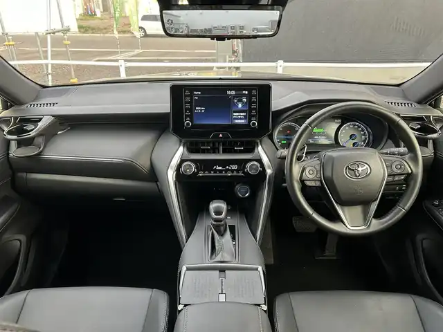 トヨタ ハリアー ハイブリッド G 道南・函館 2022(令4)年 5.9万km プレシャスブラックパール /ディスプレイオーディオ//モデリスタエアロ//バックカメラ//パワーバックドア//デジタルインナーミラー//クルーズコントロール//コーナーセンサー//レーンキープアシスト//オートハイビーム//純正アルミホイール
