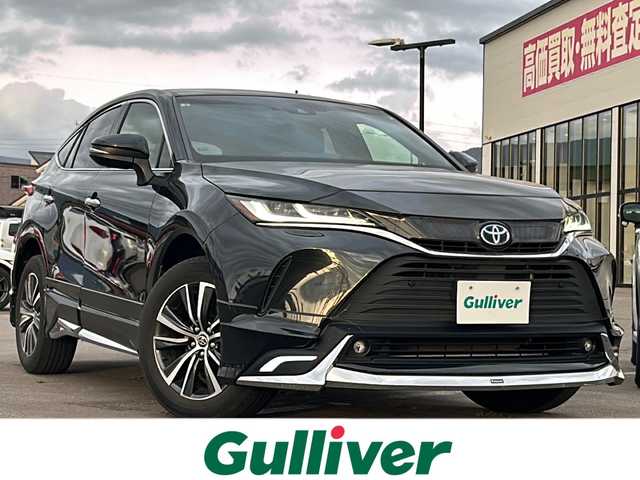 トヨタ ハリアー ハイブリッド G 道南・函館 2022(令4)年 5.9万km プレシャスブラックパール /ディスプレイオーディオ//モデリスタエアロ//バックカメラ//パワーバックドア//デジタルインナーミラー//クルーズコントロール//コーナーセンサー//レーンキープアシスト//オートハイビーム//純正アルミホイール