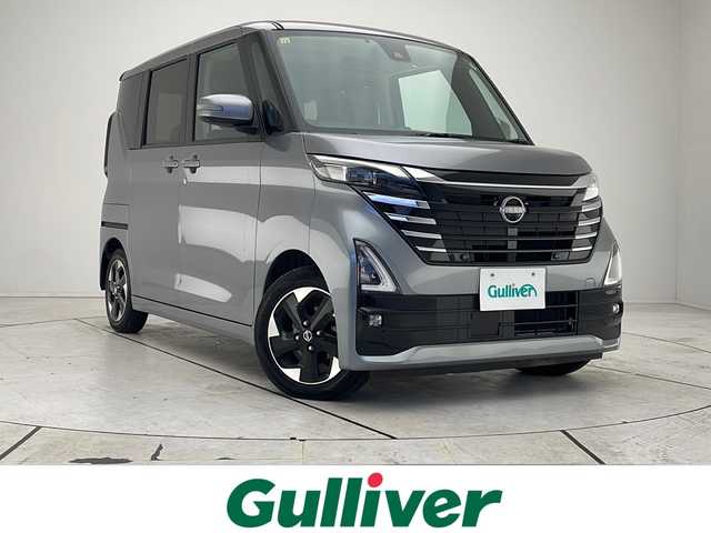 日産 ルークス HWS X プロパイロットED 愛知県 2023(令5)年 4.7万km チタニウムグレーメタリック プロパイロット/純正ナビ/全方位カメラ/両側パワースライドドア/クルーズコントロール/バックカメラ/コーナーセンサー/純正アルミホイール/LEDヘッドライト/オートライト/インテリジェントミラー/ETC/衝突軽減システム/フルセグ/CD DVD/Bluetooth/ステアリングスイッチ/スマートキー/プッシュスタート