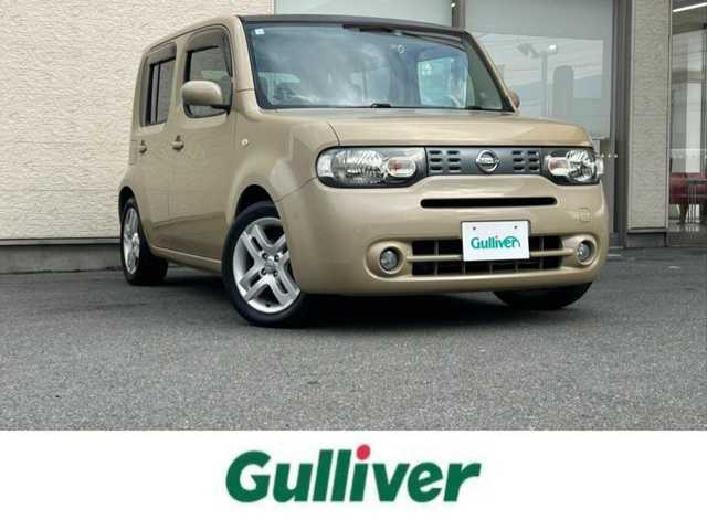 日産 キューブ 15G 大阪府 2008(平20)年 7.4万km クラフトダンボール ガラスルーフ/純正ナビ フルセグTV CD DVD/バックカメラ/ビルトインETC/ドラレコ/スマートキー/オートエアコン/オートライト/フォグライト/ステアリングリモコン/革巻きステアリング/アルミホイール/W カーテン エアバッグ/保証書 取説 ナビ取説/禁煙車
