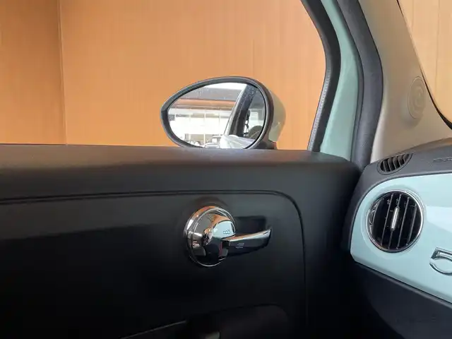 フィアット ５００ 1．2 ポップ 愛知県 2021(令3)年 2.2万km Ｌグリーン ワンオーナー/純正ディスプレイオーディオ/Bluetooth/USB/キーレス/ETC/ステアリングスイッチ/アルミホイール/フォグライト/MTモード付AT/スピードリミッター/スタッドレスホイールセット