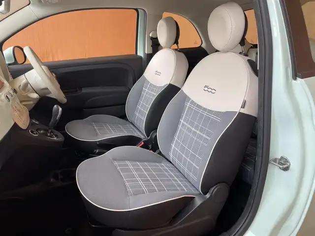 フィアット ５００ 1．2 ポップ 愛知県 2021(令3)年 2.2万km Ｌグリーン ワンオーナー/純正ディスプレイオーディオ/Bluetooth/USB/キーレス/ETC/ステアリングスイッチ/アルミホイール/フォグライト/MTモード付AT/スピードリミッター/スタッドレスホイールセット