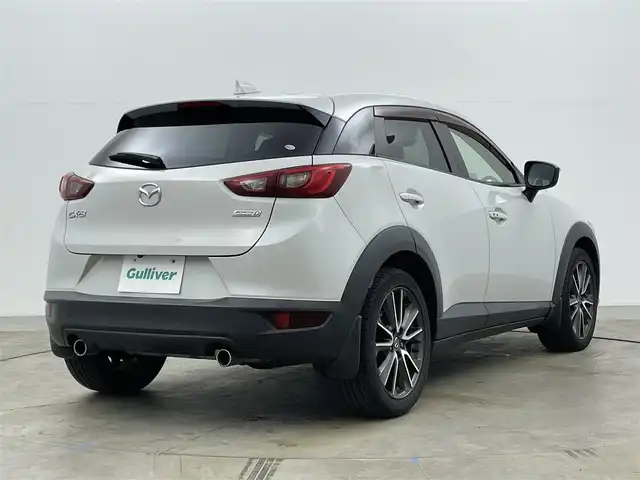マツダ ＣＸ－３ 岡山県 2015(平27)年 7.7万km セラミックM 純正ナビ/・FM/AM/Bluetooth/フルセグ/CD/DVD/バックカメラ/衝突軽減ブレーキ/レーンキープアシスト/レーダークルーズコントロール/ETC/HUD/LEDヘッドライト/パドルシフト/純正18インチアルミ/純正フロアマット/スマートキー/アイドリングストップ