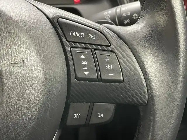 マツダ ＣＸ－３ 岡山県 2015(平27)年 7.7万km セラミックM 純正ナビ/・FM/AM/Bluetooth/フルセグ/CD/DVD/バックカメラ/衝突軽減ブレーキ/レーンキープアシスト/レーダークルーズコントロール/ETC/HUD/LEDヘッドライト/パドルシフト/純正18インチアルミ/純正フロアマット/スマートキー/アイドリングストップ