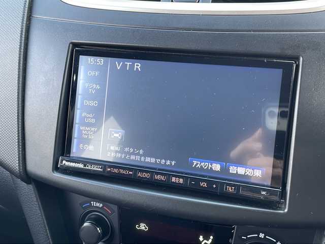 スズキ スイフト RS－DJE 山口県 2015(平27)年 6.2万km スーパーブラックパール ワンオーナー/純正SDナビ　【CN-R302Z】/・Bluetooth接続/・AM/FM/・DVD再生機能有/・ワンセグTV/ビルトインETC/クルーズコントロール/パドルシフト/アイドリングストップ/横滑り防止装置/純正フロアマット/スマートキー/プッシュスタート/スペアキー1本/USB入力端子/純正16インチアルミホイール/ウィンカーミラー
