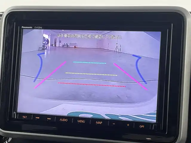 スズキ スペーシア カスタム HYBRID XS ターボ 福岡県 2019(平31)年 5.2万km ピュアホワイトパール 純正８型ナビ／フルセグＴＶ　/バックカメラ　/ビルトインＥＴＣ　/クルーズコントロール　/コーナーセンサー　/衝突軽減ブレーキ　/レーンキープ　/アイドリングストップ　/盗難防止装置　/パドルシフト　/両側電動スライドドア　/シートヒーター　/ハーフレザーシート　/ステアリングスイッチ　/ＬＥＤヘッドライト　/純正１５インチアルミホイール