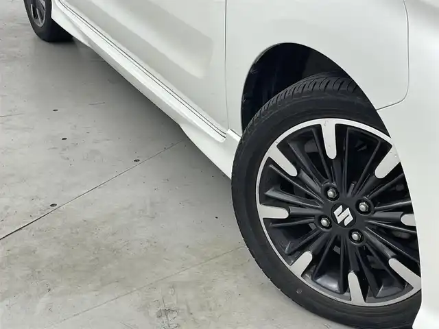 スズキ スペーシア カスタム HYBRID XS ターボ 福岡県 2019(平31)年 5.2万km ピュアホワイトパール 純正８型ナビ／フルセグＴＶ　/バックカメラ　/ビルトインＥＴＣ　/クルーズコントロール　/コーナーセンサー　/衝突軽減ブレーキ　/レーンキープ　/アイドリングストップ　/盗難防止装置　/パドルシフト　/両側電動スライドドア　/シートヒーター　/ハーフレザーシート　/ステアリングスイッチ　/ＬＥＤヘッドライト　/純正１５インチアルミホイール
