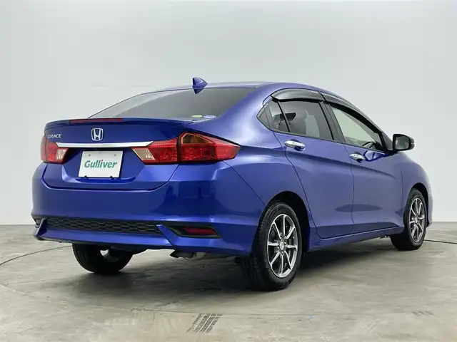 ホンダ グレイス LX 岡山県 2019(平31)年 2.7万km ブリリアントスポーティブルーメタリック 純正8インチナビ/【Bluetooth/フルセグTV/CD/DVD】/型番:VXM-195VFEi/バックカメラ/衝突軽減ブレーキシステム/LEDヘッドライト/ビルトインETC/オートハイビーム/オートライト/レーダークルーズコントロール/モデューロ15インチアルミホイール/プッシュスタート/アイドリングストップ/ワンオーナー/新車保証書/取扱説明書