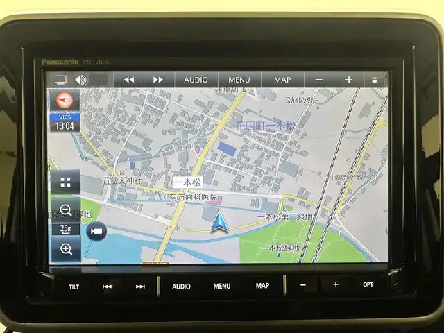 スズキ スペーシア カスタム HYBRID XS ターボ 兵庫県 2023(令5)年 1.3万km ピュアホワイトパール ・純正メモリナビ/・全方位カメラ/・前後ドライブレコーダー/・ビルドインETC/・衝突軽減ブレーキ/・レーンキープアシスト/・追従クルーズコントロール/・両側パワスラ/・ヘッドアップディスプレイ/・シートヒーターD席/・ハーフレザーシート/・パドルシフト/・LEDヘッドライト/・LEDフォグランプ/・純正フロアマット/・ドアバイザー/・アイドリングストップ/・純正15インチアルミホイール/・スマートキー/・スペアキー1本/・プッシュスタート