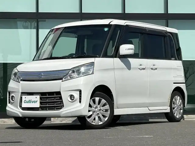 スズキ スペーシア カスタム XS 和歌山県 2013(平25)年 8.2万km パールホワイト 社外ナビ/ETC/Bluetooth/フルセグTV/片側パワースライドドア/アイドリングストップ/電動格納ミラー/オートライト/フォグランプ/純正フロアマット/プッシュスタート/スマートキー/純正アルミホイール