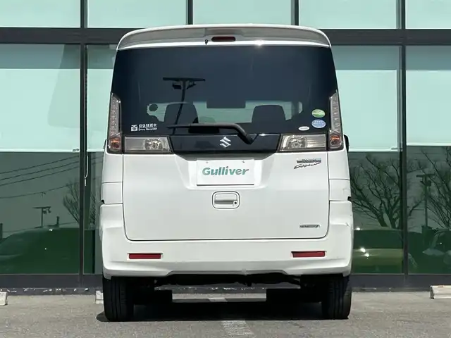 スズキ スペーシア カスタム XS 和歌山県 2013(平25)年 8.2万km パールホワイト 社外ナビ/ETC/Bluetooth/フルセグTV/片側パワースライドドア/アイドリングストップ/電動格納ミラー/オートライト/フォグランプ/純正フロアマット/プッシュスタート/スマートキー/純正アルミホイール