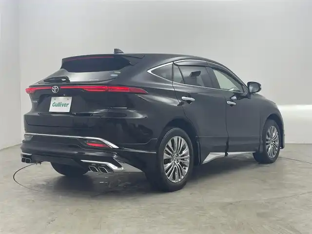 トヨタ ハリアー Z レザーパッケージ 埼玉県 2021(令3)年 2万km ブラック モデリスタエアロ/メーカーナビ/フルセグTV/Bluetooth/USB/パノラミックビューモニター/ＢＳＭ/ＨＵＤ/ＪＢＬサウンド/ビルトインＥＴＣ２．０/黒レザーシート/セーフティセンス/レーダークルーズコントロール/デジタルインナーミラー/シートヒーター/ベンチレーション/パワーバックドア/純正アルミホイール/オートハイビーム/ＬＥＤヘッドライト