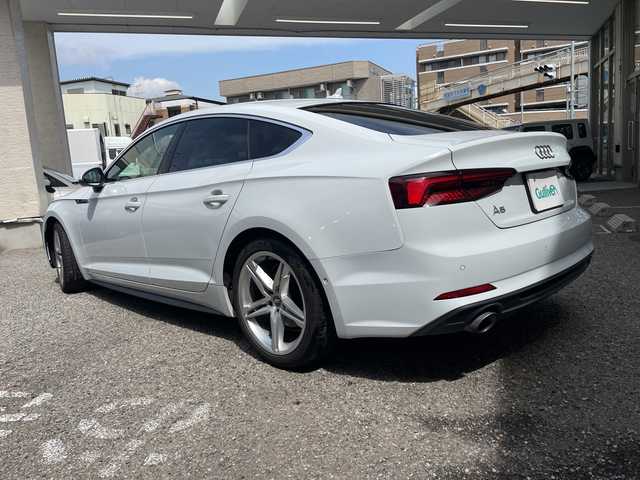 アウディ Ａ５ SB 40TFSIスポーツ 兵庫県 2019(令1)年 4.6万km グレイシアホワイトメタリック 純正メーカーナビ/Bluetooth/DISC/USB/AUX/AM/FM/TV/全方位・バック・フロントカメラ/パノラマサンルーフ/パークアシスト/バーチャルコックピット/ブラインドスポットモニター/衝突被害軽減システム/アダプティブクルーズコントロール/レーンキープアシスト/前後コーナーセンサー/横滑り防止装置/パワーバックドア/パワーシート（前席）/シートヒーター（前席）/前方ドライブレコーダー/純正ビルトインETC2.0/パドルシフト/ブレーキホールド/純正アルミホイール/盗難防止装置/LEDヘッドライト/スペアキー（1本）/保証書/取扱説明書