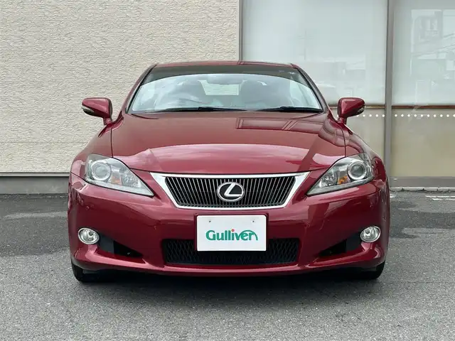 レクサス ＩＳ 250C バージョンL 大阪府 2011(平23)年 4.3万km レッドマイカクリスタルシャイン 純正ナビ/純正フロアマット/純正アルミホイール/オープンカー/Bluetooth/レザーシート/ビルトインETC/前席パワーシート/横滑り防止装置/前後コーナーセンサー/オートライト/Wエアバッグ/エンジンスタートボタン/保証書/取扱説明書
