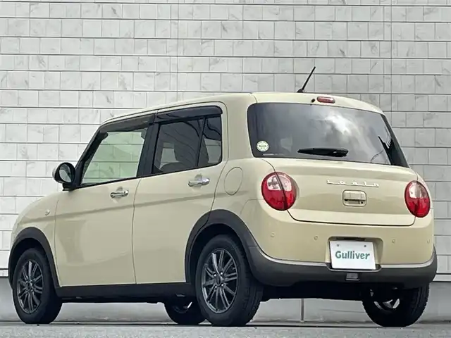 スズキ ラパン X 岩手県 2022(令4)年 3万km シフォンアイボリーM 禁煙車/4WD/社外オーディオ/→Bluetooth/CD/DVD/FM/AM/バックカメラ/前席シートヒーター/クリアランスソナー/リアコーナーセンサー/レーンキープアシスト/横滑り防止装置/衝突軽減ブレーキ/〇プッシュスタート/〇電動格納ミラー/〇ドアバイザー/〇フロアマット/〇USBポート/→タイプA/タイプC　/〇シガーソケット/オートライト/HIDヘッドライト/ビルトインETC/夏タイヤ純正アルミホイール車載/スペアキー