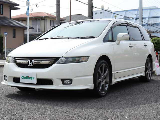 ホンダ オデッセイ アブソルート 神奈川県 2007(平19)年 18.8万km プレミアムホワイトパール ETC /純正18インチアルミホイール/純正フロアマット /ドアバイザー/ワンオーナー/保証書/取説