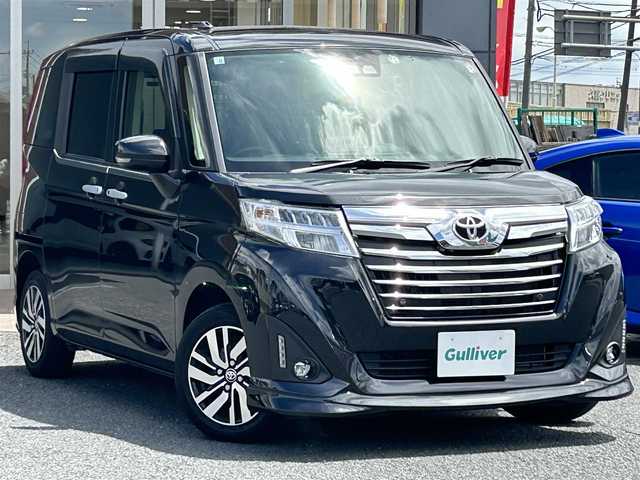 トヨタ ルーミー カスタムG 埼玉県 2020(令2)年 2.1万km ブラックマイカメタリック ワンオーナー/両側パワスラ/carrozzeriaナビ/・AVIC-HRZ008/・ワンセグ/・CD/DVD/前後ドラレコ/後席サンシェード/ドアバイザー/フロアマット/クルコン/スペアキー