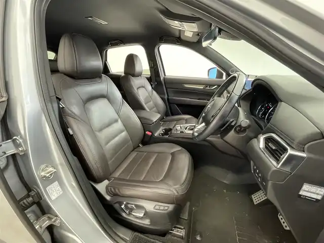 マツダ ＣＸ－５ XD エクスクルーシブモード 滋賀県 2019(平31)年 5.8万km ソニックシルバーM 純正ナビ/(CD/DVD/フルセグ/Bluetooth)/全方位カメラ/レザーシート/シートヒーター(D/N)/ベンチレーション(D/N)/パワーシート/ステアリングヒーター/追従クルーズコントロール/BSM/電動リアゲート/パドルシフト/純正AW/スマートキー/プッシュスタート