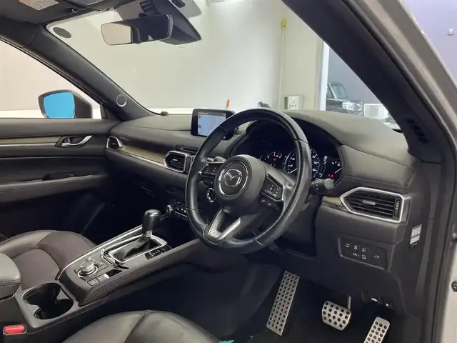 マツダ ＣＸ－５ XD エクスクルーシブモード 滋賀県 2019(平31)年 5.8万km ソニックシルバーM 純正ナビ/(CD/DVD/フルセグ/Bluetooth)/全方位カメラ/レザーシート/シートヒーター(D/N)/ベンチレーション(D/N)/パワーシート/ステアリングヒーター/追従クルーズコントロール/BSM/電動リアゲート/パドルシフト/純正AW/スマートキー/プッシュスタート