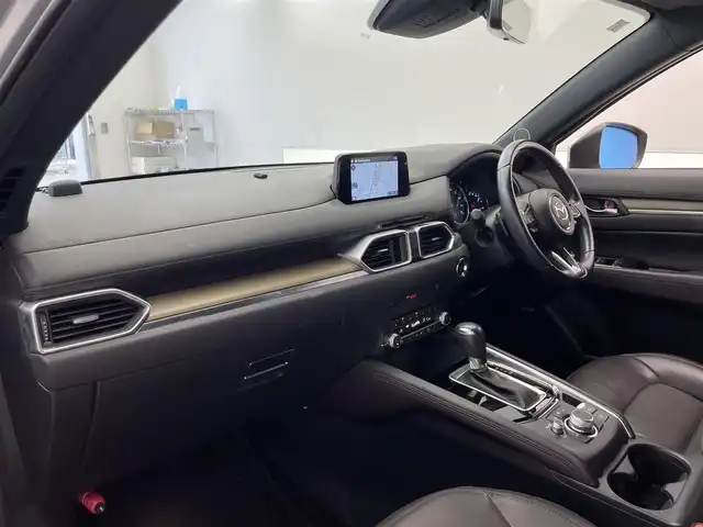 マツダ ＣＸ－５ XD エクスクルーシブモード 滋賀県 2019(平31)年 5.8万km ソニックシルバーM 純正ナビ/(CD/DVD/フルセグ/Bluetooth)/全方位カメラ/レザーシート/シートヒーター(D/N)/ベンチレーション(D/N)/パワーシート/ステアリングヒーター/追従クルーズコントロール/BSM/電動リアゲート/パドルシフト/純正AW/スマートキー/プッシュスタート