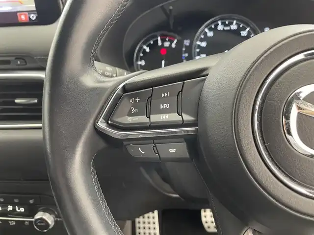 マツダ ＣＸ－５ XD エクスクルーシブモード 滋賀県 2019(平31)年 5.8万km ソニックシルバーM 純正ナビ/(CD/DVD/フルセグ/Bluetooth)/全方位カメラ/レザーシート/シートヒーター(D/N)/ベンチレーション(D/N)/パワーシート/ステアリングヒーター/追従クルーズコントロール/BSM/電動リアゲート/パドルシフト/純正AW/スマートキー/プッシュスタート