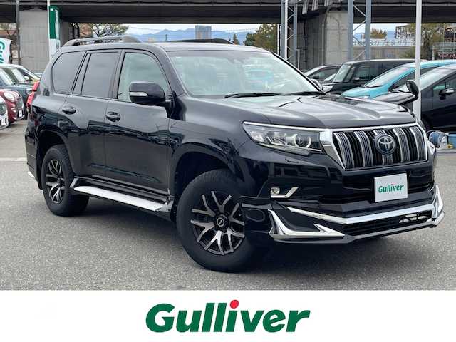トヨタ ランドクルーザー プラド TX Lパッケージ 石川県 2020(令2)年 3.3万km 黒 4WD/純正9型ナビ/フルセグTV/バックカメラ/LEDヘッドライト/ETC/革シート/シートヒーター&クーラー/サンルーフ/RAYSアルミホイール/純正AW&スタッドレス積み込み/ドライブレコーダー/レーダークルーズ/トヨタセーフティセンス