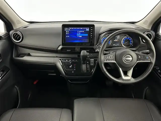 日産 デイズ HWS G ターボ プロパイロットED 福岡県 2023(令5)年 0.1万km オーシャンブルーP 純正９型ナビ（ＢＴ，フルセグＴＶ）　/アラウンドビューモニター　/プロパイロット　/ＡＣＣ　/コーナーセンサー　/エマージェンシーブレーキ　/レーンキープ　/ＢＳＭ　/アイドリングストップ　/純正１５インチＡＷ　/ＬＥＤ