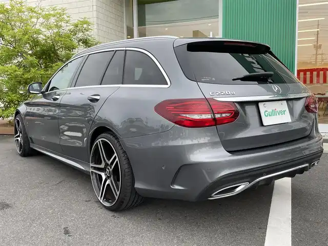 メルセデス・ベンツ Ｃ２２０ｄ ステーションワゴン アバンギャルドAMGライン 岡山県 2019(令1)年 7.6万km セレナイトグレー サンルーフ/電動リアゲート/純正アルミ/ＥＴＣ２．０/ステアリングヒーター/メモリーシート/クルーズコントロール/スマートキー/アイドリングストップ/オートライト/バックカメラ