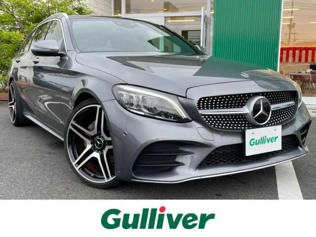メルセデス・ベンツ Ｃ２２０ｄ ステーションワゴン アバンギャルドAMGライン 岡山県 2019(令1)年 7.6万km セレナイトグレー サンルーフ/電動リアゲート/純正アルミ/ＥＴＣ２．０/ステアリングヒーター/メモリーシート/クルーズコントロール/スマートキー/アイドリングストップ/オートライト/バックカメラ