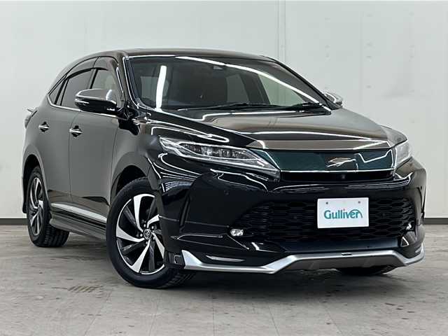 トヨタ ハリアー プログレス メタル&レザーP 道央・札幌 2017(平29)年 7.3万km ブラック /4WD//寒冷地仕様//モデリスタエアロ（フロント・サイド・リア）//クルーズコントロール追従機能あり//ETC2.0//純正メモリナビ//純正フルセグテレビ//JBLサウンド//バックカメラ//全方位カメラ//パワーバックドア//LEDライト//フォグランプ//リアフォグ//コーナーセンサー//横滑り防止装置//レーンアシスト//パーキングアシスト//アイドリングストップ//カーテンエアバッグ//レザーシート//前席シートヒーター//前席パワーシート//サンルーフ//純正ドアバイザー//プッシュスタート
