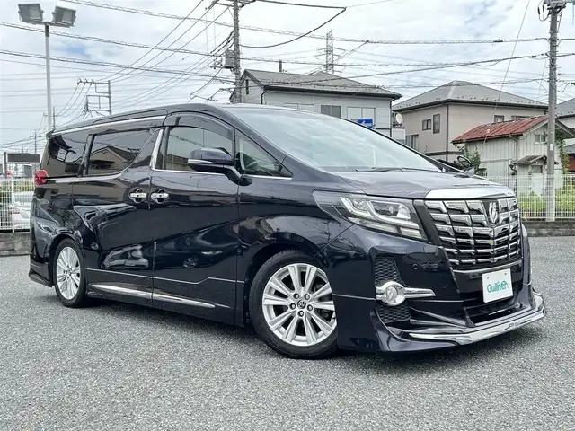 トヨタ アルファード S 埼玉県 2017(平29)年 5.9万km スパークリングブラックパールクリスタルシャイン ・モデリスタエアロ/・アルパインナビ（フルセグTV/SD/DVD/CD/BT/MDMI)/・アルパインフリップダウンモニター/・バックカメラ/・サイドカメラ（左側）/・ETC/・前後ドライブレコーダー/・パーフェクトダンパー/・電子パーキング/・ブレーキホールド/・横滑り防止装置/・コーナーセンサー/・ECOモード/・ステアリングスイッチ/・クルーズコントロール/・オートライト/・フォグライト/・プッシュスタート/・スマートキー/・スペアキー×１/・全席シートカバー/・純正フロアマット/・ドアバイザー/・純正18インチアルミホイール