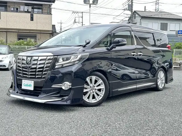 トヨタ アルファード S 埼玉県 2017(平29)年 5.9万km スパークリングブラックパールクリスタルシャイン ・モデリスタエアロ/・アルパインナビ（フルセグTV/SD/DVD/CD/BT/MDMI)/・アルパインフリップダウンモニター/・バックカメラ/・サイドカメラ（左側）/・ETC/・前後ドライブレコーダー/・パーフェクトダンパー/・電子パーキング/・ブレーキホールド/・横滑り防止装置/・コーナーセンサー/・ECOモード/・ステアリングスイッチ/・クルーズコントロール/・オートライト/・フォグライト/・プッシュスタート/・スマートキー/・スペアキー×１/・全席シートカバー/・純正フロアマット/・ドアバイザー/・純正18インチアルミホイール