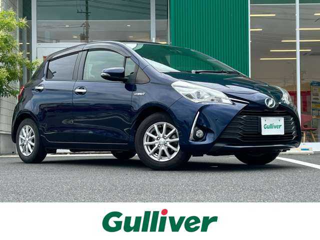 トヨタ ヴィッツ ハイブリッド F セーフティーエディションⅢ 岡山県 2019(平31)年 14.5万km ダークブルーマイカ SDナビ/純正ETC/ドライブレコーダー/バックカメラ/プッシュスタート/純正フロアマット/社外アルミホイール/フルフラットシート/アイドリングストップ/ドアバイザー/ウインカーミラー/横滑り防止装置/レーンキープアシスト/衝突被害軽減システム/LEDヘッドライト/コーナーセンサー/Wエアバッグ/オートハイビーム
