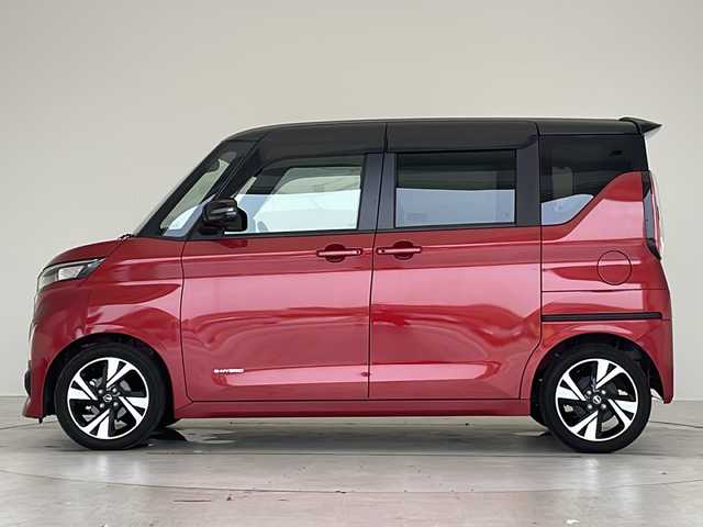日産 ルークス HWS Gターボ プロパイロットED 愛知県 2021(令3)年 0.6万km スパークリングレッド/ブラック プロパイロット/衝突軽減システム/純正９型SDナビ（SDなし）/全方位カメラ/両側パワースライドドア/クルーズコントロール/イージーオープン機能/フルセグ/CD/DVD/Bluetooth/バックカメラ/コーナーセンサー/純正アルミホイール/LEDヘッドライト/オートライト/ステアリングスイッチ/スマートキー/プッシュスタート