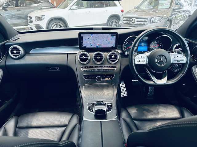 メルセデス・ベンツ Ｃ２２０ｄ ステーションワゴン アバンギャルドAMGライン 大阪府 2019(令1)年 4.9万km ポーラホワイト レーダーセーフティ/黒革/メモリ付きパワーシート/シートヒーター/純正ナビ/TV/バックカメラ/applecarplay/ACC/ブラインドスポット/純正18インチAW/LEDヘッドライト/電動リアゲート