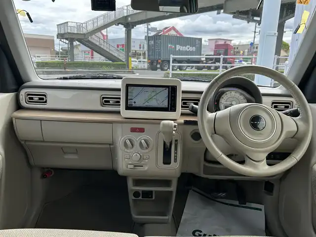 スズキ ラパン S 香川県 2016(平28)年 6万km フレンチミントパールメタリック 社外メモリナビ/→フルセグ/CD/Bluetooth/衝突軽減/前後ドラレコ/ＥＴＣ/シートヒーター/オートライト/オートハイビーム/ＨＩＤヘッドライト/スマートキー/プッシュスタート/純正フロアマット/純正ドアバイザー