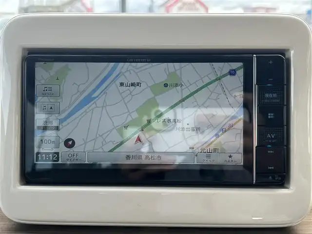 スズキ ラパン S 香川県 2016(平28)年 6万km フレンチミントパールメタリック 社外メモリナビ/→フルセグ/CD/Bluetooth/衝突軽減/前後ドラレコ/ＥＴＣ/シートヒーター/オートライト/オートハイビーム/ＨＩＤヘッドライト/スマートキー/プッシュスタート/純正フロアマット/純正ドアバイザー