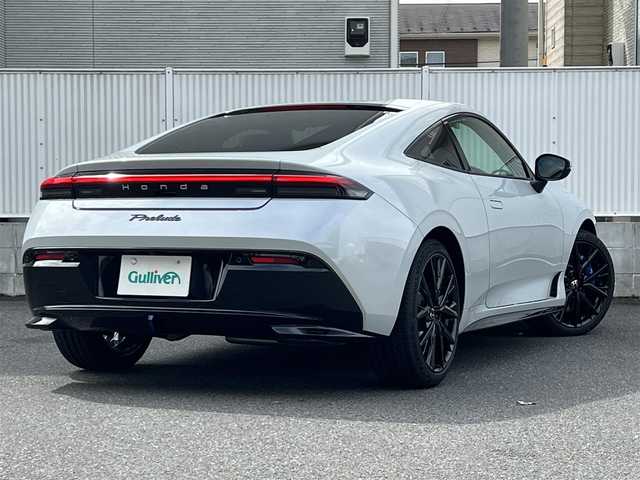 ホンダ プレリュード 栃木県 2025(令7)年 0.1千km パール ワンオーナー/走行距離15Km/BOSEプレミアムサウンドシステム/Google搭載 9インチ Honda CONNECTディスプレイ/10.2インチ デジタルグラフィックメーター/アクティブサウンドコントロール/ドライブモードスイッチ/本革巻ステアリング/パドルシフト/Honda SENSING/・衝突軽減ブレーキ（CMBS）/・先行車発進お知らせ機能/・歩行者事故低減ステアリング/・路外逸脱抑制機能/・標識認識機能/・渋滞追従機能付アダプティブクルーズコントロール（ACC）/・車線維持支援システム（LKAS）/・トラフィックジャムアシスト（渋滞運転支援機能）/・ブラインドスポットインフォメーション/・誤発進抑制機能/・後方誤発進抑制機能/・近距離衝突軽減ブレーキ/・急アクセル抑制機能/・パーキングセンサーシステム/・後退出庫サポート/・アダプティブドライビングビーム/純正19inAW/取扱説明書/保証書/スペアキー１/カラーコード：NH-937P(ムーンリットホワイトパール)