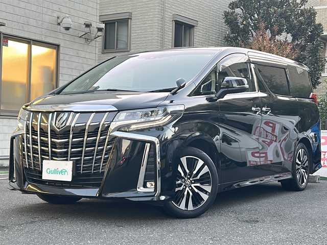 トヨタ アルファード S Cパッケージ 埼玉県 2023(令5)年 4.9万km ブラック 登録時49094m/ワンオーナー/サンルーフ/純正ナビ/フルセグTV/Bluetooth/Miracast/USB/バックカメラ/パワーシート/メモリーシート/デジタルインナーミラー/シートヒーター/ハンドルヒーター/クルーズコントロール/レーンキープアシスト/衝突被害軽減ブレーキ/BSM/コーナーセンサー/ドライブレコーダー（前後）/ETC2.0/オットマン/レザーシート/パワーバックドア/LEDヘッドライト/フォグランプ/純正18インチアルミホイール/純正フロアマット/電動格納ミラー/ウィンカーミラー/スマートキー×２/保証書/取扱説明書