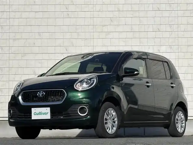 トヨタ パッソ モーダ　S 岩手県 2016(平28)年 4.7万km ダークエメラルドマイカ 禁煙車/4WD/横滑り防止装置/衝突軽減システム/純正ナビ/→ワンセグTV/Bluetooth/CD/DVD/FM/AM/バックカメラ/ステアリングスイッチ/リアコーナーセンサー/LEDヘッドライト/〇プッシュスタート/〇電動格納ミラー/〇ウィンカーミラー/〇ドアバイザー/〇フロアマット/〇シガーソケット/〇スマートキー/スペアキー/取説（車両/ナビ）/純正ドライブレコーダー/ビルトインETC